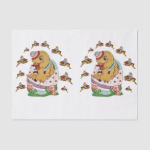 Oster aus dekorativem Papierpapier Seidenpapier