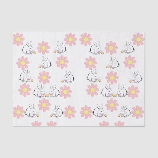 Oster aus dekorativem Papierpapier Seidenpapier (Vorderseite)