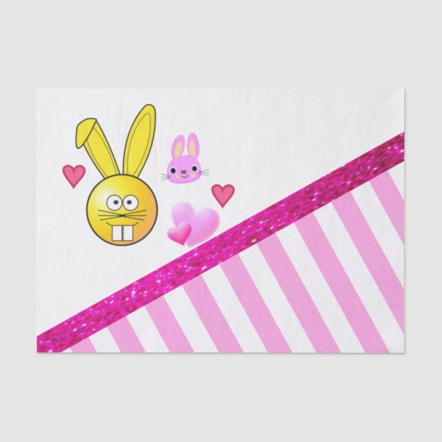 Oster aus dekorativem Papierpapier Seidenpapier (Vorderseite)