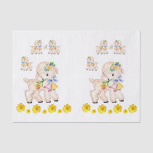 Oster aus dekorativem Papierpapier Seidenpapier