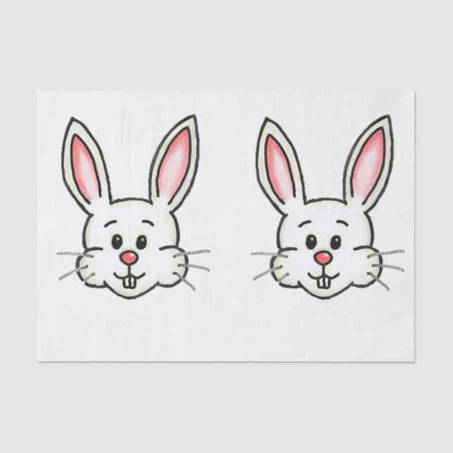 Oster aus dekorativem Papierpapier Seidenpapier (Vorderseite)