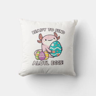 Oster Axolotl bereit, Alotl-Eier zu finden, Jagd a Kissen
