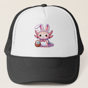 Oster Axolotl Hasenohren Eier T-Shirt Truckerkappe