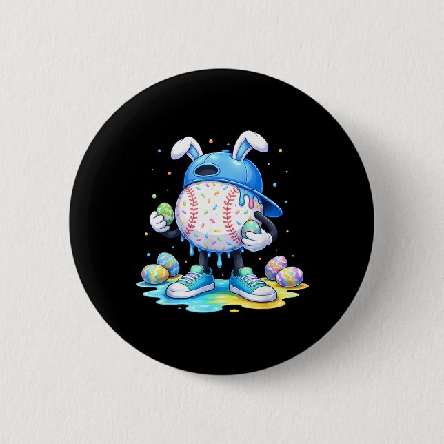 Oster Baseball Drip für Kinder Junge Mädchen Klein Button (Vorderseite)