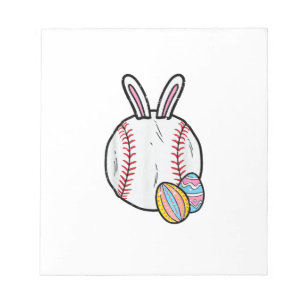 Oster Baseball Hase Sport Männer Jungen Kinder Kle Notizblock