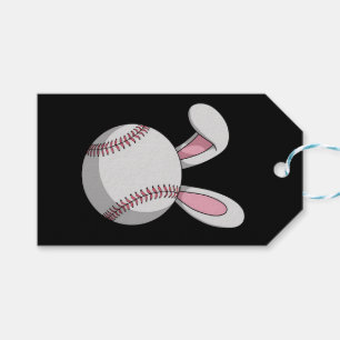 Oster Baseball Hase Süße Kaninchenohren Geschenkanhänger