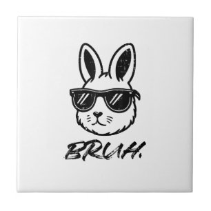 Oster-Bruh-Hase Sonnenbrille Lustiges Meme Männer  Fliese