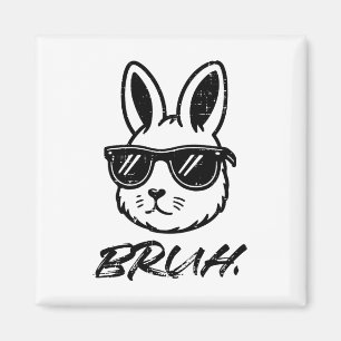 Oster-Bruh-Hase Sungles Lustiges Meme Männer Junge Magnet
