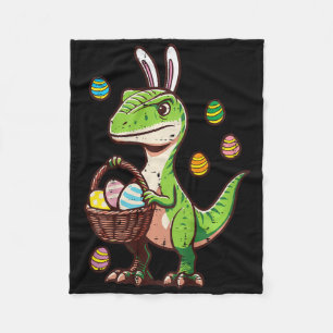 Oster-Dinosaurier Trex-Ei-Jagd für Jungen Kinder B Fleecedecke