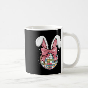 Oster-Disco-Hasenohren Rosa Schleife Retro Wo Kaffeetasse
