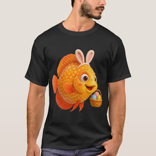 Oster Diskusfisch T-Shirt (Vorderseite)