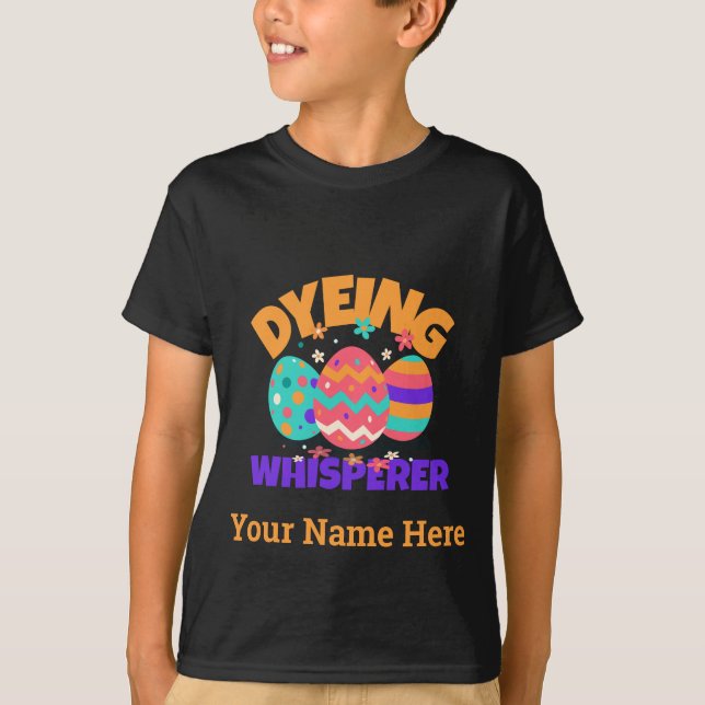 Oster-Ei-Färbe-Experte T-Shirt (Vorderseite)
