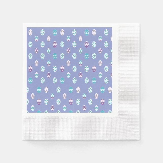Oster-Ei/Frühlings-Pastell Serviette (Vorderseite)