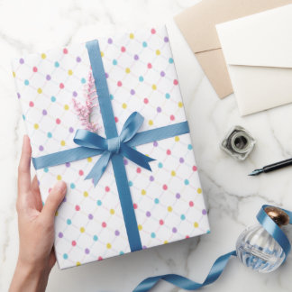 Oster-Ei-Gitter-Wrap-Papier in Pastellfarben Geschenkpapier