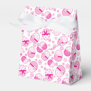 Oster-Ei-Muster in Rosa Frohe Ostern Schachtel Geschenkschachtel