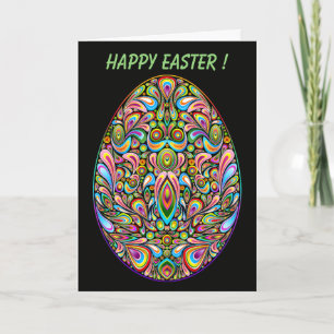 Oster-Ei-Psychedelic-Design-Kinder-Bio-T-Shirt Karte