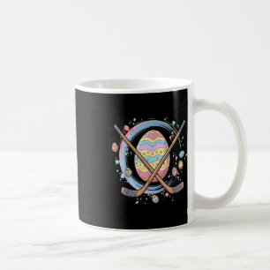 Oster-Ei spielt Eishockey Süße Sport Männer Jungen Kaffeetasse