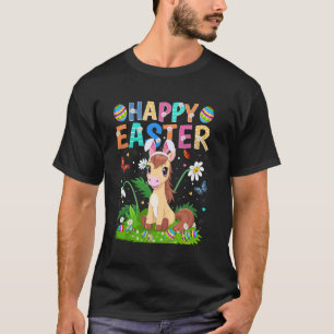 Oster-Ei-Suche-Hasen-Ohr-Oster-Sundae Pferd glückl T-Shirt