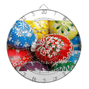 Oster-Eier Farbige Feiertagsmuster Frühlings Kunst Dartscheibe