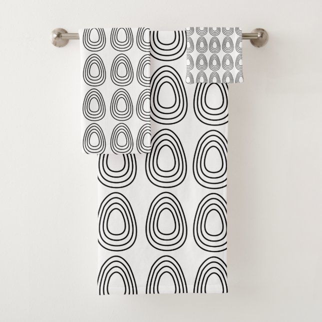 Oster-Eier Frohe Ostern    Badhandtuch Set (Insitu)