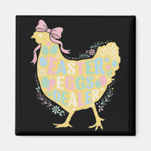 Oster-Eier-Händler Loral Huhn Henne Kokette Schlei Magnet