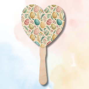 Oster-Eier im Vintage-Stil mit floralen Knospen Fächer