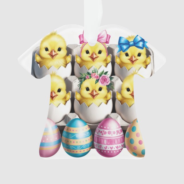Oster-Eier Kinder Ornament (Vorderseite)