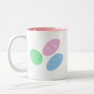 Oster-Eier Kunst  Zweifarbige Tasse
