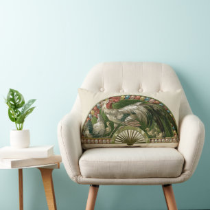 Oster-Eier mit Hühnern, Vintage-Jugendstil Lendenkissen