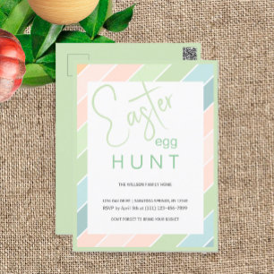 Oster-Eier-Suche Cremige Eiscreme-Party Postkarte