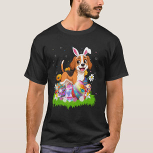 Oster-Eier-Suche-Hase-Ohr-Hund-Oster-Sonntag T-Shirt