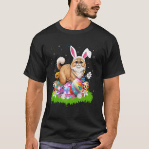 Oster-Eier-Suche-Hasenohren-Perserkatze-Oster-Sund T-Shirt