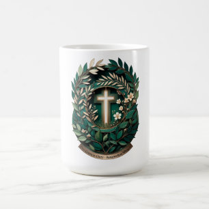 Oster-Evergreen-Ruhmeskranz, Geschenk der Hoffnung Kaffeetasse