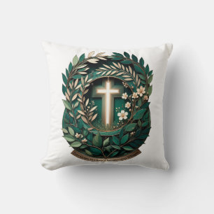 Oster-Evergreen-Ruhmeskranz, Geschenk der Hoffnung Kissen