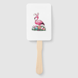 Oster-Flamingo-T-Shirt Fächer