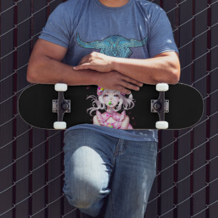 Oster/Frühling Anime Girl Skateboard