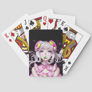 Oster/Frühling Anime Girl Spielkarten