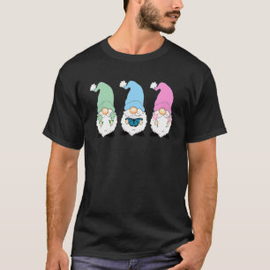 Oster-Frühlings-Gnome-Garten-Gnom-Gärtner-Lustiges T-Shirt