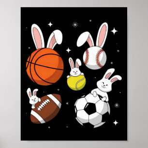 Oster-Fußball-Sport Bysketbyll Bysebyll Footbyll Poster