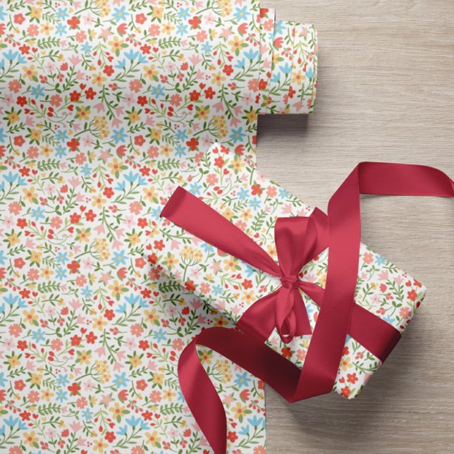 Oster-Garten-Blumen Geschenkpapier (Von Creator hochgeladen)