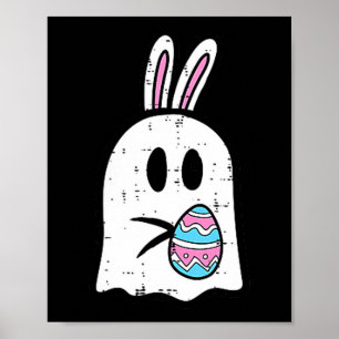 Oster-Geister-Hasen-Ei-Tasche lustiger Hase Frauen Poster
