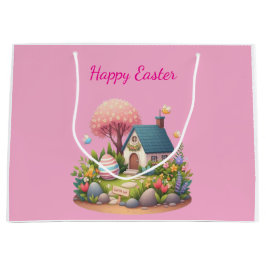 Oster-Geschenktüte – Hase und Ei Frühlings-Partyge Große Geschenktüte