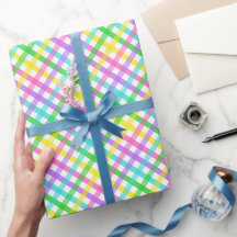 Oster Gingham 8 Geschenkpapier