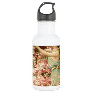 Oster-Glauben-Blumen-rosa Kirschblüten-Nest süß Edelstahlflasche