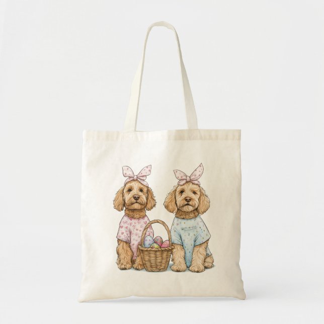 Oster-Goldendoodle-Hunde Tragetasche (Vorne)