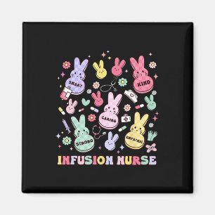 Oster-Infusionskrankenschwester-Hase Pädiatrische Magnet