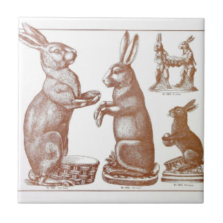 Oster-Kachel Antiquität Schokoladenform Hase Katal Fliese