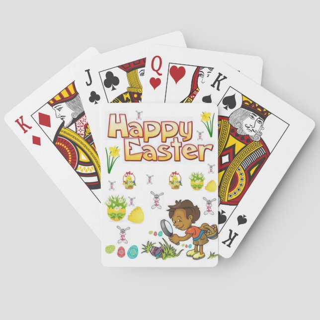 Oster-Kartenspiel Deck Spielkarten (Rückseite)