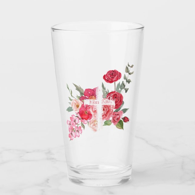 Oster/Kreuz/John3:16/Jesus Glas (Vorderseite)