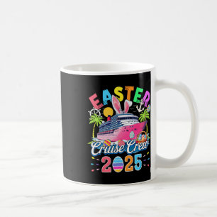 Oster-Kreuzfahrt-Crew 2025 Farbige Kreuzfahrtschif Kaffeetasse